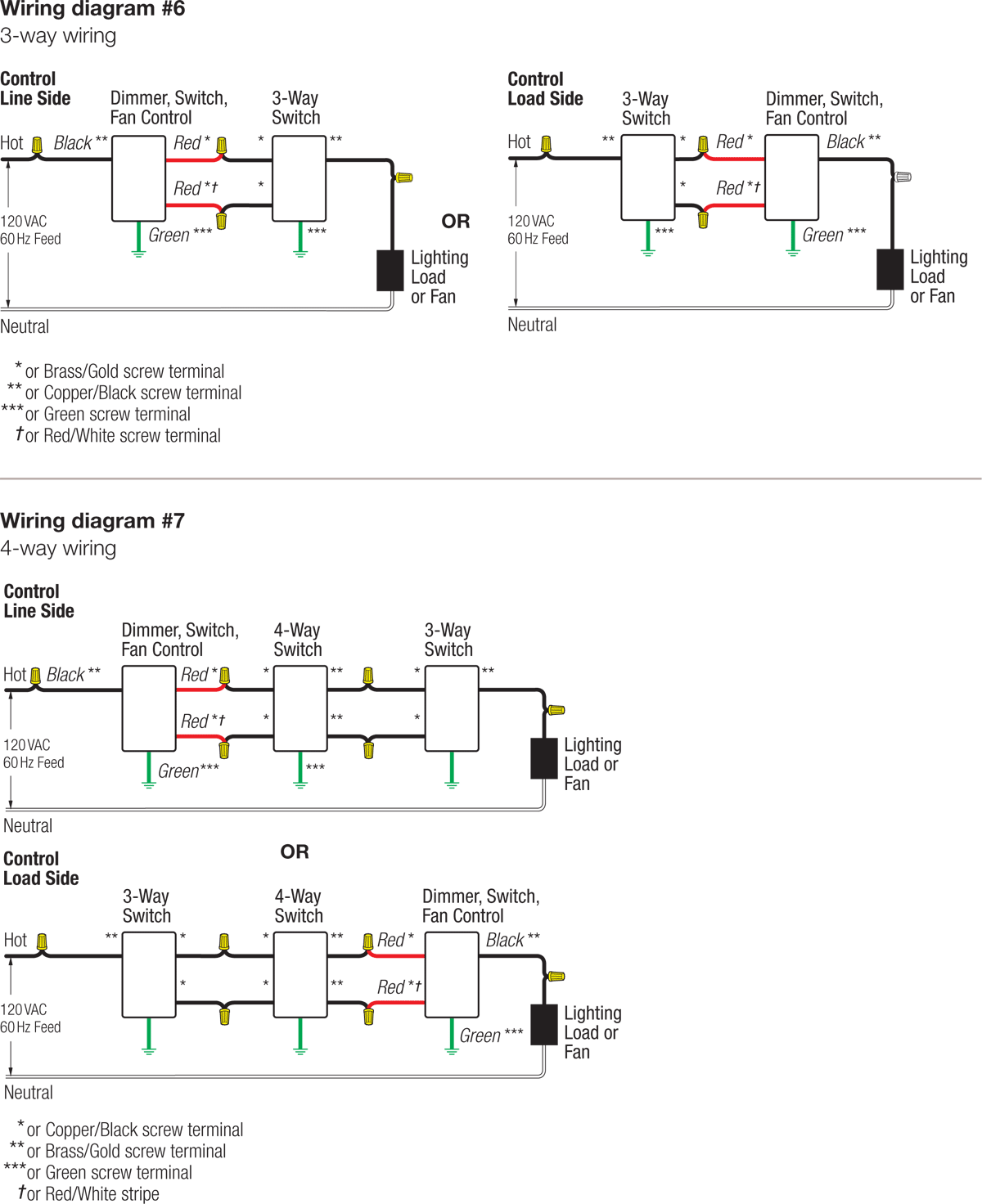 Lutron Dv 603p Wh Diva 600w, Lutron 3 Way Dimmer Switch Wiring Diagram